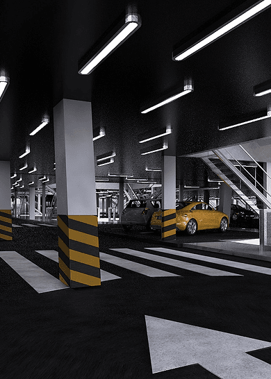 подземный паркинг 